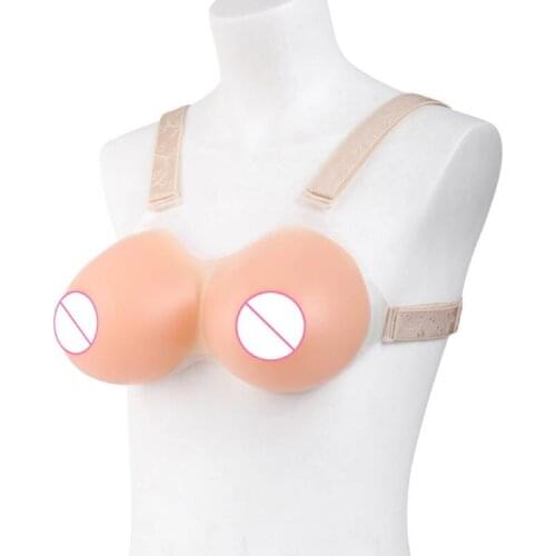 Top Eleve Cloth Straps Using Silicone breast form Crossdresser daily use Bust Enhancer breast prosthesis Transgender Love