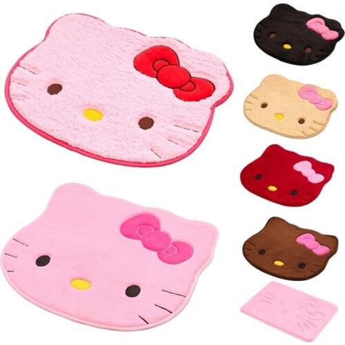 Water Absorption Round Bathroom Rug Bath Mat Cute Cat Design Bathroom Mat Bathroom Rug Set Bathroom Rugs Set Bath Mats