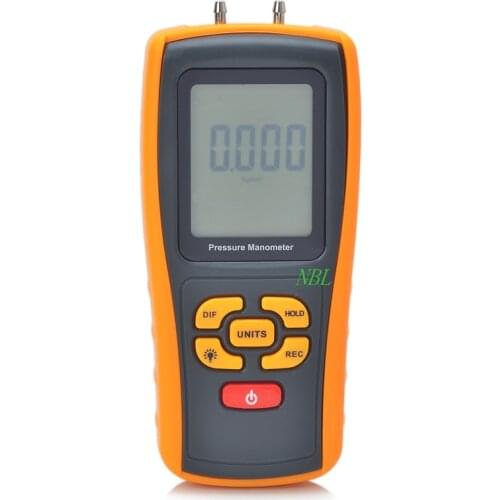 High Quality!!! Multifunction Digital Pressure Manometer USB Interface (Can connect with PC)And Low Battery Indicator Function