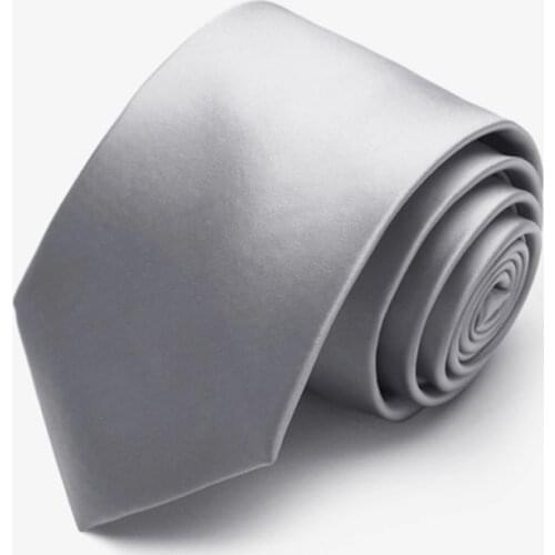 High Quality 2019 New Silk Ties For Men 9cm Luxury Solid Necktie Designers Brand Mens Ties Gravatas Masculinas Purple Gift Box