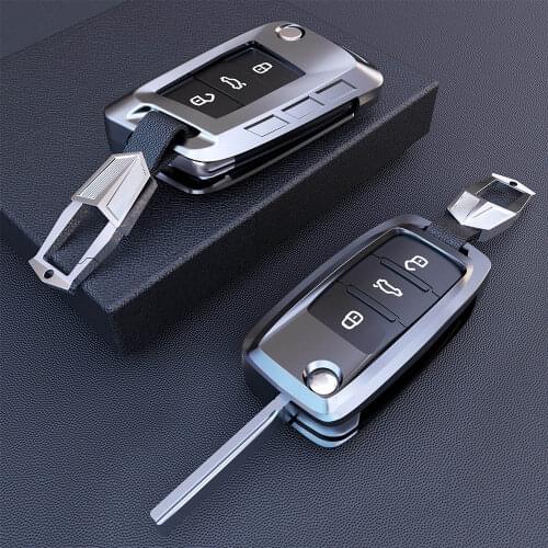 High Quality Car Key Cover Case Fit for V W Golf for Skoda Yeti Superb Rapid Octavia for SEAT Leon Ibiza 3 Buttons Remote