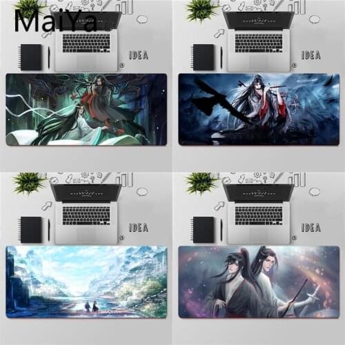 Maiya Top Quality Mo Dao Zu Shi Keyboards Mat Rubber Gaming mousepad Desk Mat Free Shipping Large Mouse Pad Keyboards Mat