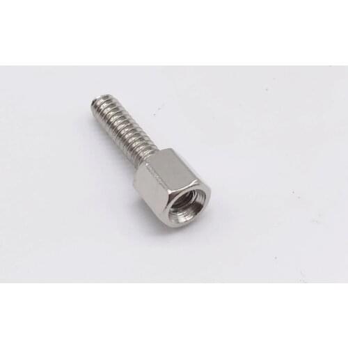 Wkooa #4-40x5+7 Hex Standoff Jackscrew Male to Female VGA DVI D-Sub Motherboard Screws UNC Thread