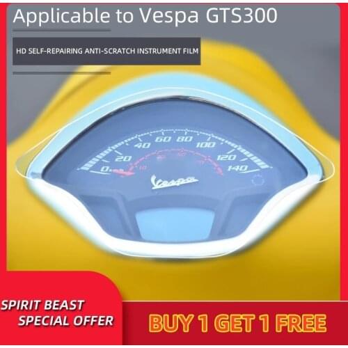 Spirit Beast Motorcycle speedometer Scratch TPU Protection Film Dashboard Screen Instrument Protection sticker For VESPA GTS300