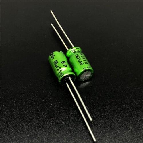 10Pcs 10uF 35V NICHICON Muse BP 6.3x11mm 35V10uF Top Grade Bipolar Audio Capacitor