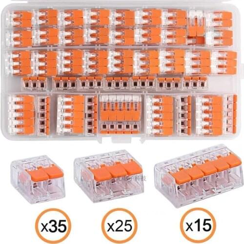 75pcs terminal combination PCT-412/413/415 terminal soft and hard wire quick connector