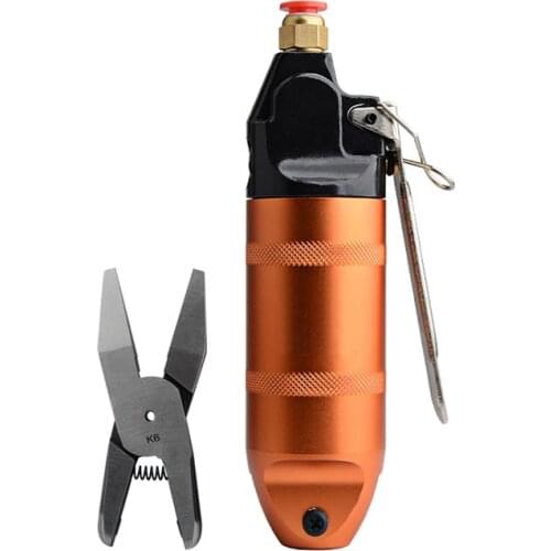 Free Shipping Pneumatic Pincer Air Pliers k6 Flat Clamp Head No Teeth Wind Vise Wire Crimper Crimping Tool