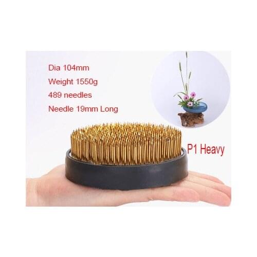 P1 Big heavy kenzan flower arrangement holder frog base Japanese style garden ikebana fixed tool
