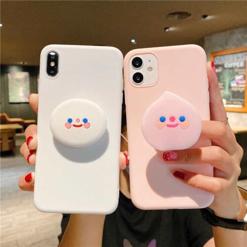 Case For oneplus 7T Pro Oneplus7pro oneplus 8 back cover For Oneplus 6 6T 1+7 1+8 Pro Cute 3D cartoon holder stand Phone Case