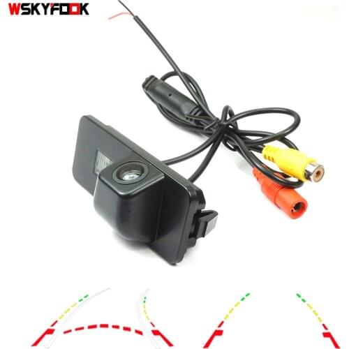 Dynamic trajectory car rear Camera for VW Jetta PHAETON/SCIROCCO/SEAT LEON/BORA/EOS/LUPO/BEETLE/GOLF/SUPERB Passat B6 variant