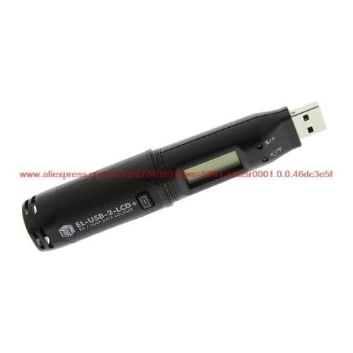 EL-USB-2-LCD+ data recorder, measuring the maximum +80 degree C, humidity 100