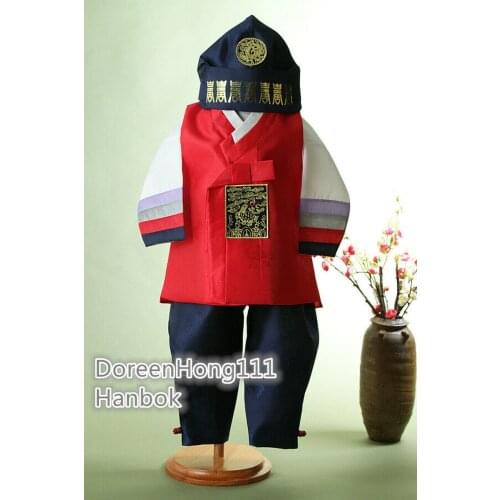 Hot-selling Baby Boy Traditional Clothing Baby Boy Costume Suit Birthday Party Hanbok Korean Ethnic Children