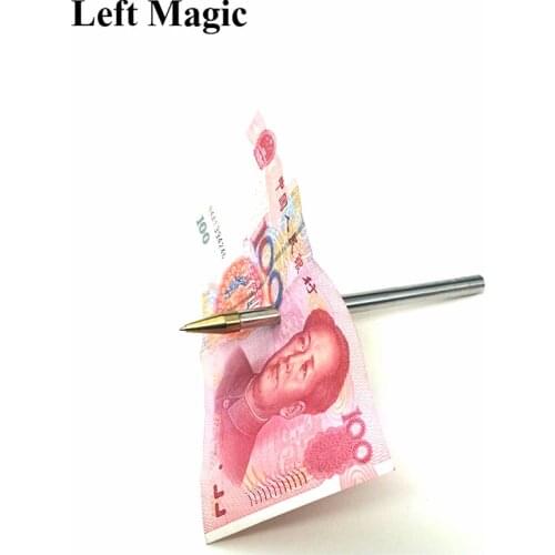 Hot sale pen magic metal pen through dollar magic tricks 1pcs /lot for magic show close up magic illusion E3048