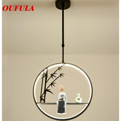 AOSONG Artistic Pendant Lights Hanging Lamp Contemporary LED Fixture For Living Room Dining Room Bedroom Restaurant