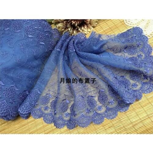 Exquisite double embroidery lace mesh embroidery lace lace diy decorative accessories lace 21cm