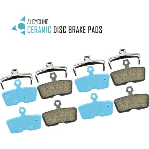 4 Pairs Bicycle Ceramics Hydraulic Disc Brake Pads For SRAM Code 2011+ / CodeR RSC / Guide -re 2011+ / Sram Red 22 / S-700