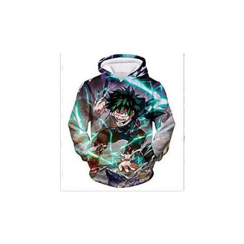 My Hero Academia Boku no Hero Academia Cosplay Costumes Midoriya Izuku Sweatshirt Fashion zipper Hoodie School uniforms Jack