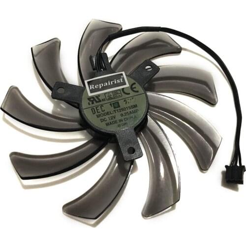 R7 350/260X GPU Cooler Video Card Fan For Gigabyte GV-R726X-2GD GV-R735OC Graphics Card Cooling System As Replacement