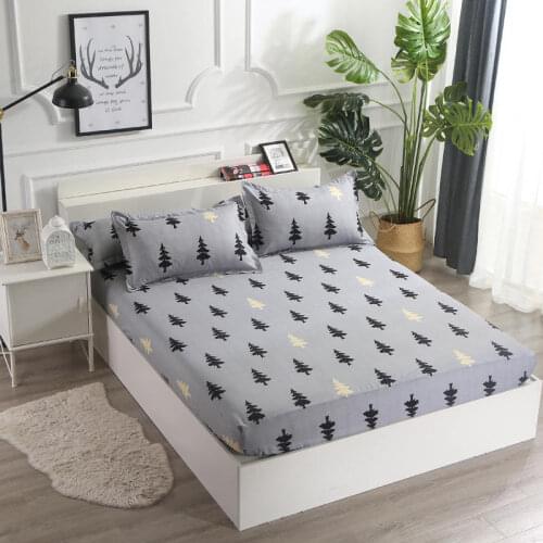 Geometric Lines Tree Girl Boy Mattress Cover Breathable Bed Cover Adult Child Mattress Protector Summer Sleeping Mat 2CDT-63001