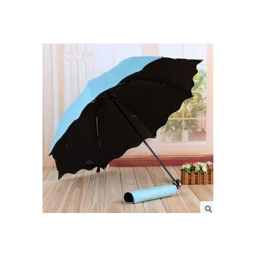 Met-flowering Creative Vinyl super personality umbrella UV umbrella folding umbrella sunny