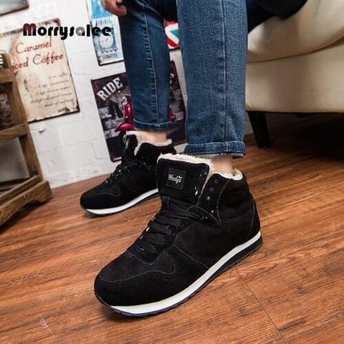 Women Boots Mens Shoes Sneaker Winter Shoes Ankle Boots Snow Boots Flat Casual Warm Plush Plus Size Fur Boots for Men 2020 New