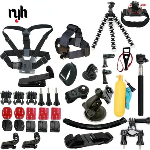 For Gopro Hero 5 Accessories Set For Gopro Hero 5 black hero5 session gopro 4 hero4 session gopro accessories For Xiaomi yi