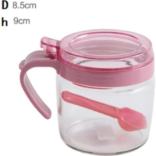 Seasoning box set household glass seasoning tank seasoning box seasoning bottle salt jar oil pot seasoning tank