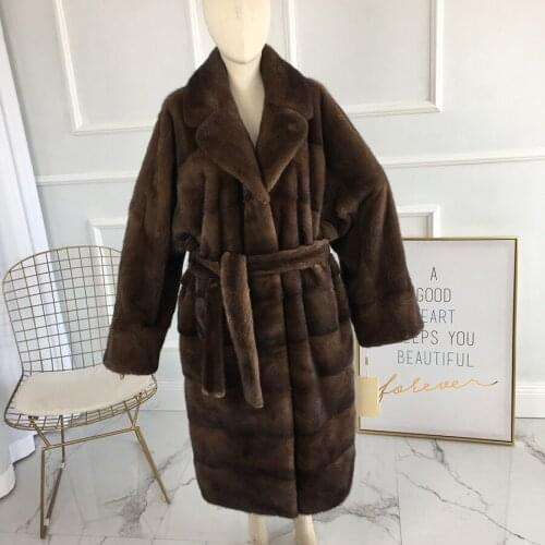 Real fur coat