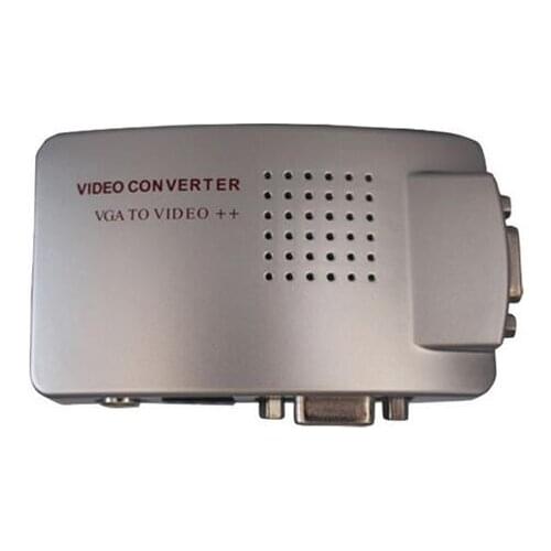 Computer Laptop PC VGA to TV AV RCA Video S-video Converter Signal Adapter Switch Box Conversion Composite VGA to Video