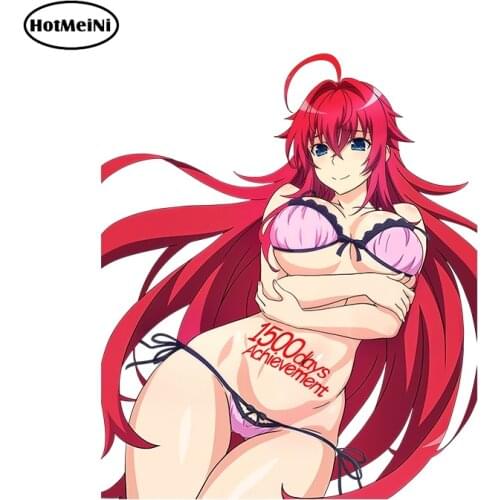 HotMeiNi Sexy Car Stickers High School DxD Rias Gremory Render 3D Car Styling Vinyl Car Decal Window Wiper Decal Accessories