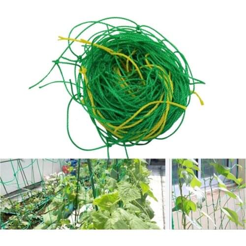 Garden Green Nylon Trellis Netting Support Climbing Bean Plants Nets Greenhouse Vine Vegetables Net Grow Fence Agriculture tools