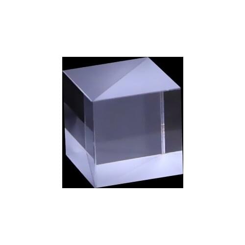 Superfine 40*40*40mm Optical Glass Cube Dichroic Dispersion Beam Splitter Prism for Spectrometer Experiment Prisma
