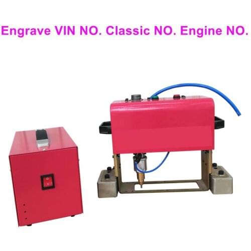 Light Weight Portable Handheld Dot Peen Marking Machine For Motorcycle Engine VIN Number pneumatic marking machine 14040