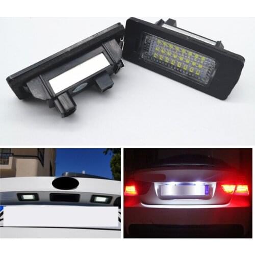 Led Number License Plate Light Plate Holder Lamp canbus No Error For E39 E60 E70 E71 E90 E91 E92 E93 E46 X5 X6 CSL E82