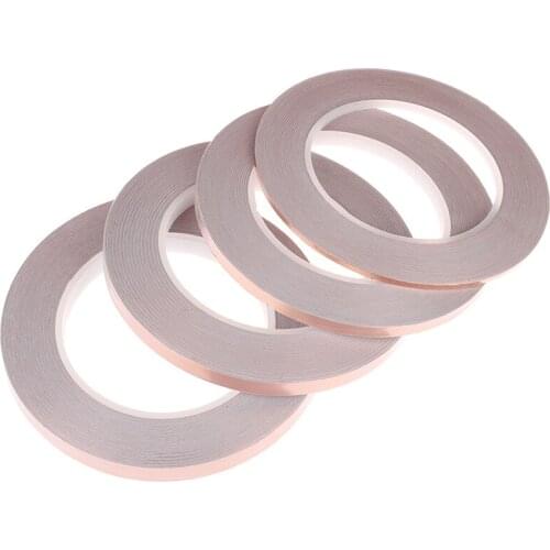 30M Single Side Conductive Copper Foil Tape Strip Adhesive EMI Shielding Tape