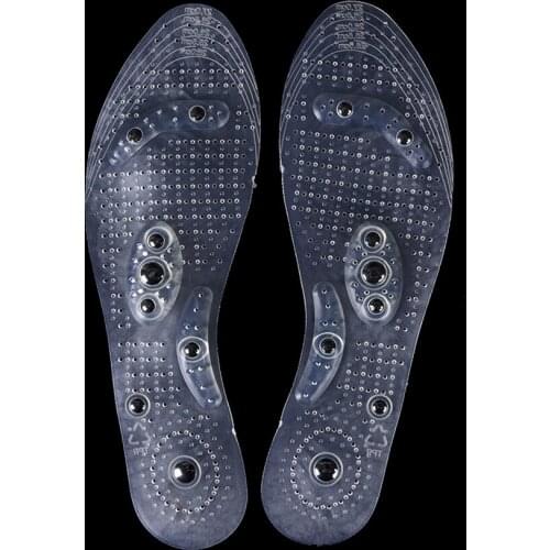 1Pair/lot Breathable Shoes Pad Massage Insoles Magnetic Acupoint Magnetotherapy Pad Shoes Soles Inserts Accessories