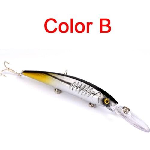 1PCS Winter Ice Fishing Lures 150mm/ Artificial wobblers for pike Minnow Freshwater Hard Bait pesca Carp Fishing Tackle