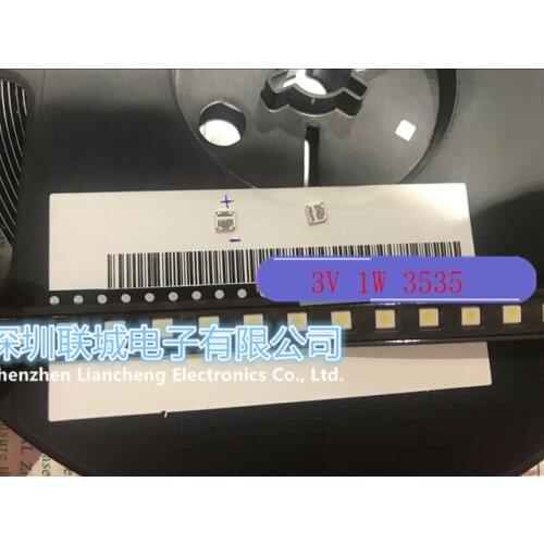 220 PCS FOR WOOREE LED Backlighting LCD TV Bead 3V 1W 3535 LED SMD Bead Lamp 3535 WM35E1F-YR07-eB white cold led
