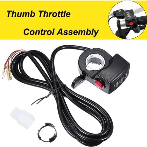 36V/48V Twist Throttle Thumb Control Assembly For E-bike Electric Bike Scooter