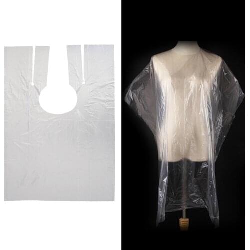 50x Disposable Hair Cutting Cape Salon Gown Unisex Barber Capes Gowns Cloth