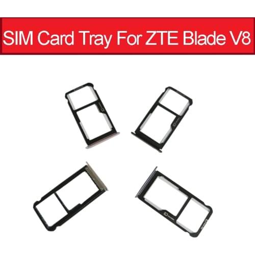 SIM Card Tray Socket Adapter For ZTE Blade V8 BV0800 Memory Card Reader Slot Holder Replacement Spare Parts Good Tested