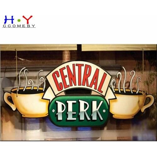 Friends TV Show Central Perk Cafe Diamond Painting Diamond Embroidery Cross Stitch for Home Coffee Decoration wall art