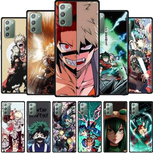 Boku No My Hero Academia Cell Phone Case for Samsung Note 20 S21 Ultra 10 S20 Plus 20 9 8 10Lite S20 FE Deluxe Soft Cover Coque