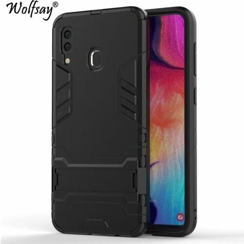 Cover For Samsung Galaxy A30 Case Slim PC + Soft Rubber Armor Phone Case For Samsung Galaxy A30 A 30 GalaxyA30 SM-A305F fundas