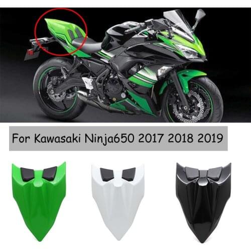 For Kawasaki Ninja650 2017 2018 2019 Motorcycle Rear Pillion Passenger Faring Seat Cover Cowl Bodywork Z 650 Ninja 650 Z650