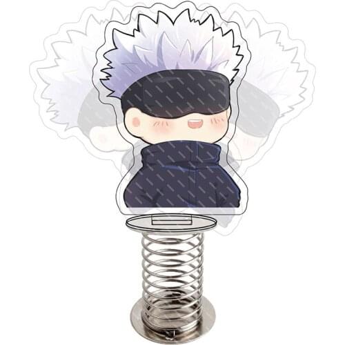 COSTAR Anime Jujutsu Kaisen Gojo Satoru Itadori Yuji Fushiguro Megumi Avatar Shaking Funny Desktop Ornaments