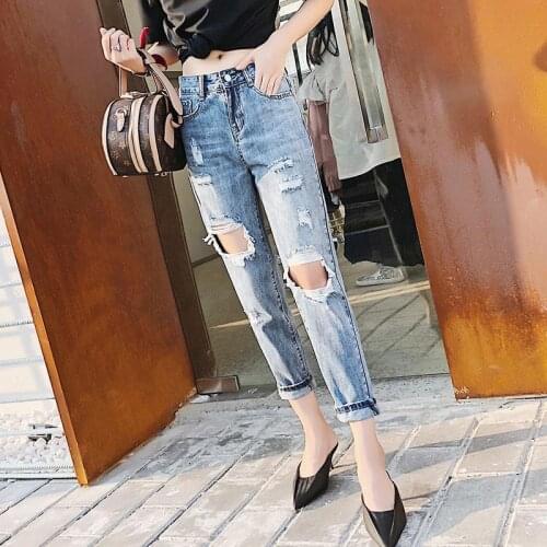 Женские джинсовые капри Ehuanhood China At AliExpress