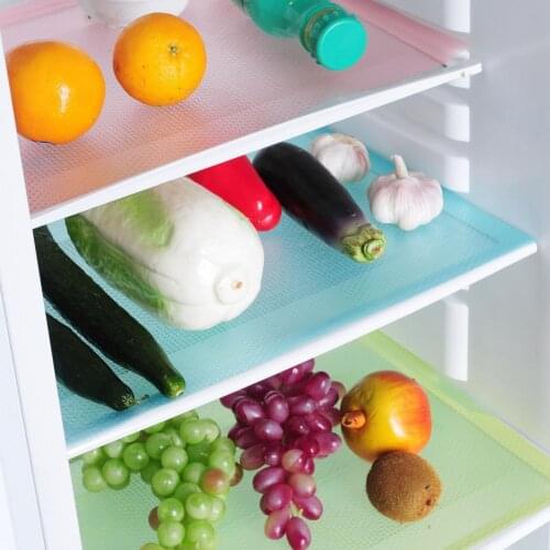 Refrigerator Pad Antifouling Mildew Moisture Pad Non-Slip Refrigerator Mats Fridge Pads Refrigerator Mat Placemat Bowl Table Pad