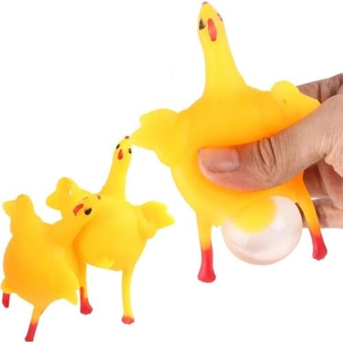 Chicken laying eggs Jokes Gags Pranks Maker Trick Fun Novelty Funny Gadgets for Kids Adults Release Stress Toys fidget toys