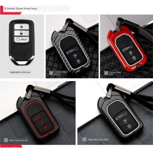 Hot selling model suitable for Honda cars a variety of colors zinc alloy smart key case soft case protective case accessories
